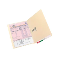File Folders|Smead End Tab 100% Recycled File Folder, Shelf-Master Reinforced Straight-Cut Tab, Letter Size, Manila, 100/Box (24160)