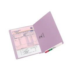 File Folders|Smead End-Tab File Folders, Shelf-Master Reinforced Straight-Cut Tab, Letter Size, , 100/Bx (25410) Lavender