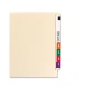 File Folders|Smead End-Tab File Folders, Straight-Cut Tab, Legal Size, Manila, 100/Box (27100)