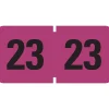 Labels|Smead ETYJ 2023 Color-Coded Year Label, 0.75”H x 1.5" W, Black on Purple, 500/Roll (68323)