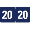 Labels|Smead ETYJ Color-Coded Year Label, 2020, Label Roll, Dark Blue 500 per Roll (68320)