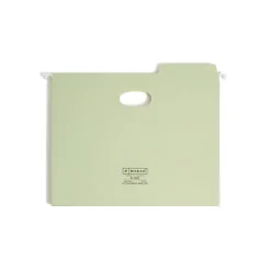 Hanging File Folders|Smead FasTab Hanging File Folders, 1/3-Cut Tab, 3-1/2" Expansion, Letter Size, Moss, 9/Box (64222)