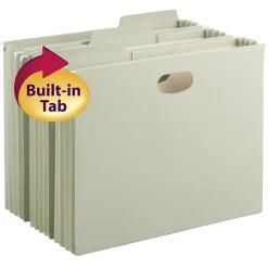 Hanging File Folders|Smead FasTab Hanging File Folders, 1/3-Cut Tab, 3-1/2