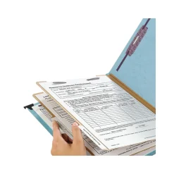 Hanging File Folders|Smead FasTab Heavy Duty Hanging File Folder, 2/5 Cut Tab, Letter size, Blue (65115)
