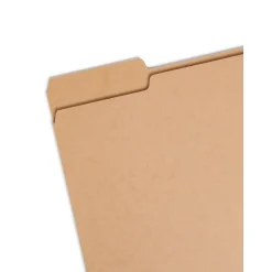 File Folders|Smead File Folder, 1/3-Cut Tab, Letter Size, Kraft, 50/Box (10830)