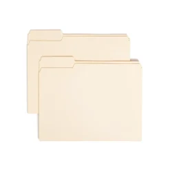 File Folders|Smead File Folder, 1/3-Cut Tab, Letter Size, Manila, 100/Box (10331)