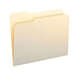 File Folders|Smead File Folder, 1/3-Cut Tab, Letter Size, Manila, 100/Box (10331)