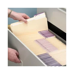 File Folders|Smead File Folder, 1/3-Cut Tab, Letter Size, Manila, 100/Bx (10338)