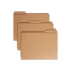 File Folders|Smead File Folder, 1/3-Cut Tab, Letter Size, Kraft, 100/Box (10734)
