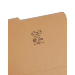 File Folders|Smead File Folder, 1/3-Cut Tab, Letter Size, Kraft, 100/Box (10734)