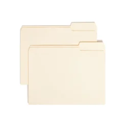 File Folders|Smead File Folder, Letter, 1/3-Cut Tab Right Position, Letter Size, Manila, 100/Box (10333)