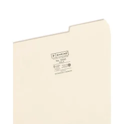 File Folders|Smead File Folder, Letter, 1/3-Cut Tab Right Position, Letter Size, Manila, 100/Box (10333)