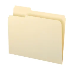 File Folders|Smead File Folder, Letter, 1/3-Cut Tab Right Position, Letter Size, Manila, 100/Box (10333)