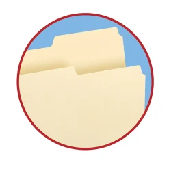 File Folders|Smead File Folder, Letter, 1/3-Cut Tab Right Position, Letter Size, Manila, 100/Box (10333)