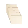 File Folders|Smead File Folders, A-Z Index, Reinforced 1/5-Cut Tab, Letter Size, Manila, 25/Set (11777)