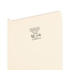 File Folders|Smead File Folders, A-Z Index, Reinforced 1/5-Cut Tab, Letter Size, Manila, 25/Set (11777)