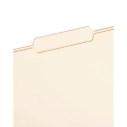 File Folders|Smead File Folders, 1/3-Cut Tab, Center Position, Legal Size, Manila, 100/Box (15332)