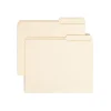 File Folders|Smead File Folders, Reinforced 2/5-Cut Right Position, Guide Height, Letter Size, Manila, 100/Box (10386)