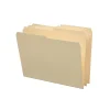 File Folders|Smead File Folders, Reinforced 1/2-Cut Tab, Letter Size, Manila, 100/Box (10326)