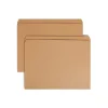 File Folders|Smead File Folders, Reinforced Straight-Cut Tab, Letter Size, Kraft, 100/Box (10710)