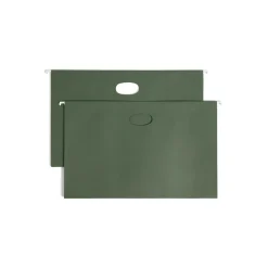 Hanging File Folders|Smead Hanging File Folders, 3 1/2" Expansion, Legal Size, Standard Green, 10/Box (64320)