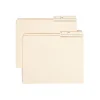 File Folders|Smead Heavy Duty Reinforced File Folder, 2/5 Tab, Right Position (Printed Tabs) Letter Size, Manila, 100/Box (10388)