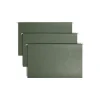 Hanging File Folders|Smead Heavy Duty TUFF Recycled Hanging File Folder, 3-Tab Tab, Legal Size, Standard Green, 20/Box (64136)