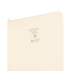 File Folders|Smead Indexed File Folder Set, Daily (1-31) Folders, Reinforced 1/5-Cut Tab, Letter Size, Manila, 31 per Set (11769)