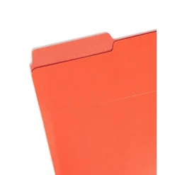 File Folders|Smead Organized Up Heavyweight Dual Tab Vertical Colored File Folders, Letter Size, Bright Tones, 6/Pack (75406)