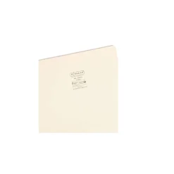 File Folders|Smead Pocket Folder, Reinforced Straight-Cut Tab, Letter Size, Manila, 50/Bx (10315)