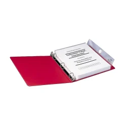Sheet Protectors|Smead Poly 3-Ring Envelope, 1-1/4