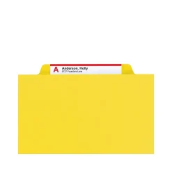 File Folders|Smead Pressboard File Folders, 1/3-Cut Tab, 1