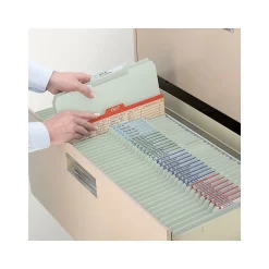 File Folders|Smead Pressboard File Folder, 1/3-Cut Tab, 2