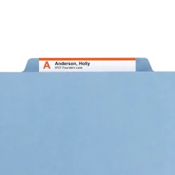 File Folders|Smead Pressboard File Folders, 1/3-Cut Tab, 1
