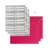 Hanging File Folders|Smead Protab 10% Recycled Hanging File Folder, 3-Tab, Letter Size, Red, 20/Box (64197)