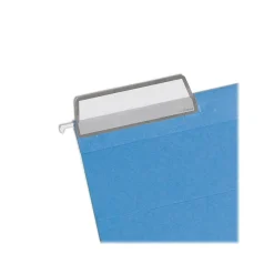 Hanging File Folders|Smead ProTab 10% Recycled Hanging File Folder, 3-Tab, Letter Size, Blue, 20/Box (64210)