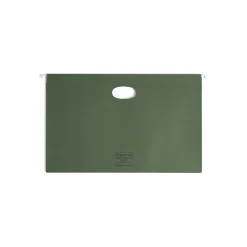 Hanging File Folders|Smead Recycled Hanging File Pocket, 1.75" Expansion, Legal Size, Standard Green, 25/Box (64318)