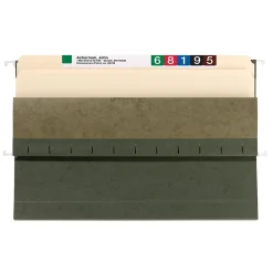 Hanging File Folders|Smead Recycled Hanging File Pocket, 1.75