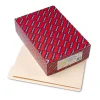 File Folders|Smead Shelf-Master Reinforced End Tab File Folder, 1/3 Cut, Legal Size, Manila, 100/Box (27134)