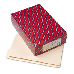 File Folders|Smead Shelf-Master Reinforced End Tab File Folder, 1/3 Cut, Legal Size, Manila, 100/Box (27134)