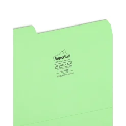 File Folders|Smead SuperTab File Folders, 1-Tab, Letter Size, Assorted, 24/Pack (11957)