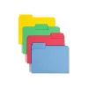 File Folders|Smead SuperTab File Folder, Oversized 1/3-Cut Tab, Letter Size, Assorted Colors, 24 per Pack (11956)