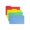 File Folders|Smead SuperTab Heavy Duty File Folders, 1/3 Cut, Legal Size, Assorted Colors, 50/Box (15410)