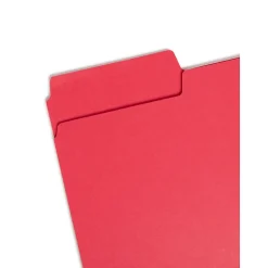 File Folders|Smead SuperTab Heavy Duty File Folders, 1/3 Cut, Legal Size, Assorted Colors, 50/Box (15410)