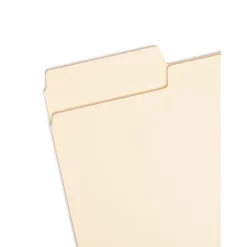 File Folders|Smead SuperTab Heavyweight File Folder, Oversized 1/3-Cut Tab, Legal, Manila (15401)