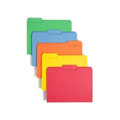 File Folders|Smead SuperTab Heavyweight File Folder, Oversized 1/3-Cut Tab, Legal, Manila (15401)