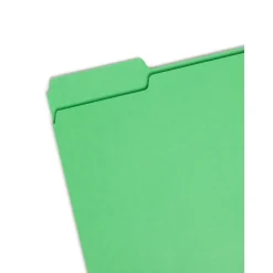 File Folders|Smead SuperTab Heavyweight File Folder, Oversized 1/3-Cut Tab, Legal, Manila (15401)