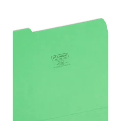 File Folders|Smead SuperTab Heavyweight File Folder, Oversized 1/3-Cut Tab, Legal, Manila (15401)