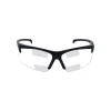 Smith & Wesson 30-06 Scratch-Resistant Dual Reader Safety Glasses; Black Frame, Clear Lens