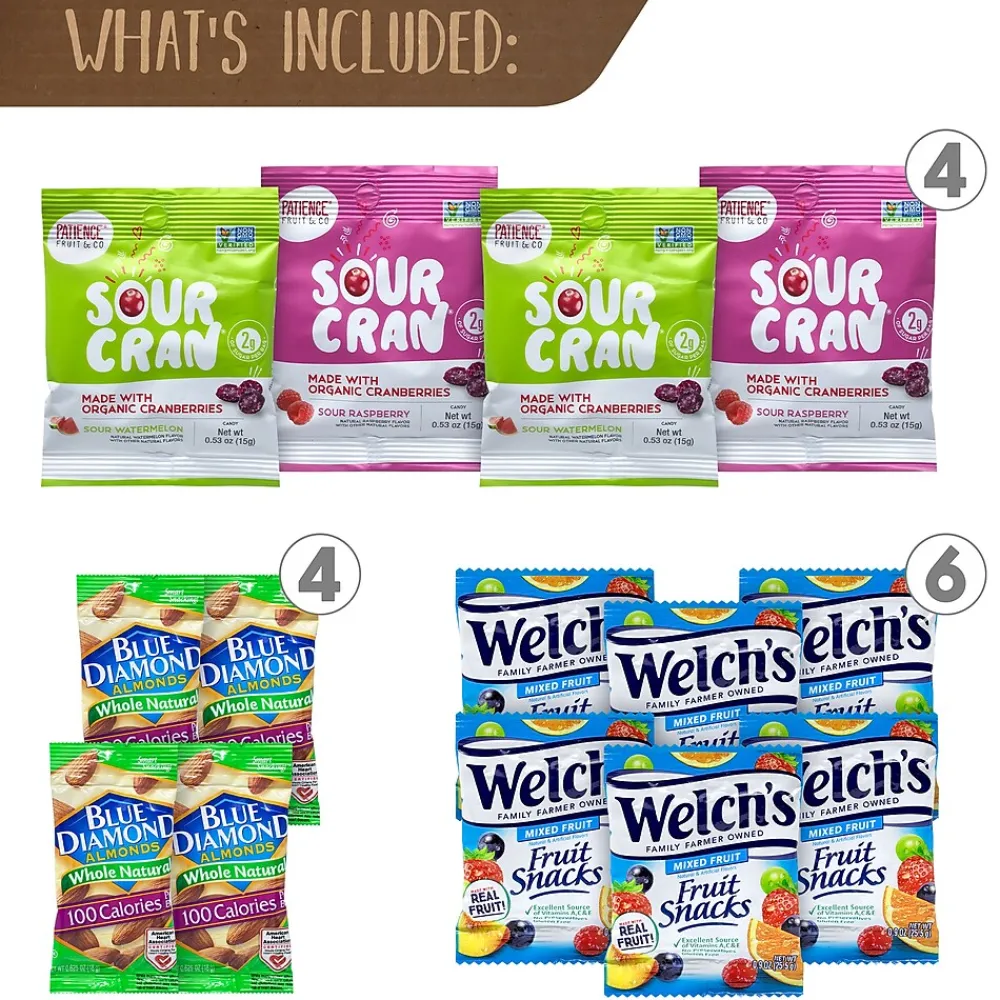 Snack Box Pros Fruits & Nuts Snack Box, 37/Box (700-00155)